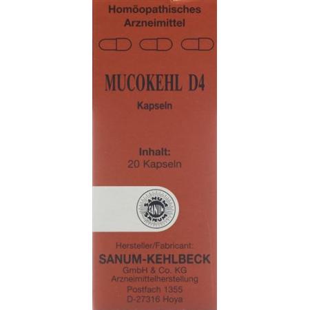 Mucokehl Kaps D 4 20 pcs - PrimeCare Global