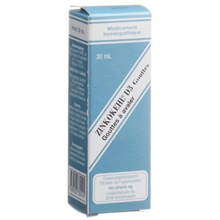 Zinkokehl Drops D 3 Fl 30 ml - PrimeCare Global