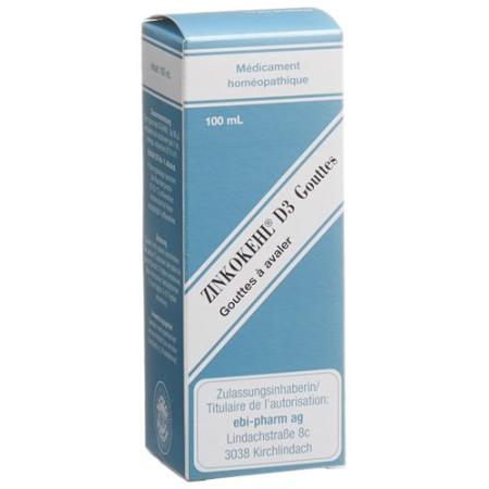 Zinkokehl Drops D 3 Fl 100 ml - PrimeCare Global