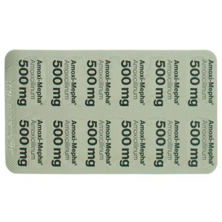 Amoxi-Mepha Lactab 500 mg 20 pcs - PrimeCare Global