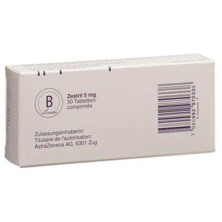Zestril Tabl 5 mg 30 pcs - PrimeCare Global
