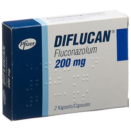 Diflucan caps 200 mg 2 pcs - PrimeCare Global