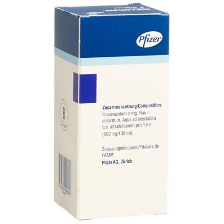 Diflucan Inf Loes 200 mg/100ml i.v. flow 100 ml - PrimeCare Global