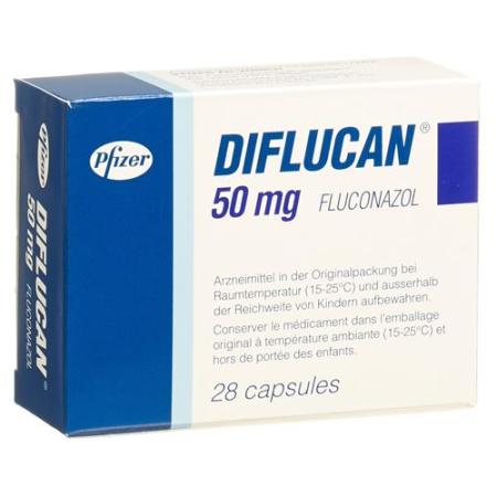 Diflucan caps 50 mg 28 pcs - PrimeCare Global