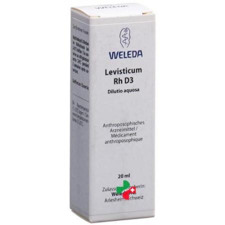 Weleda Levisticum Rh Dilutio aquosa D 3 20 ml - PrimeCare Global