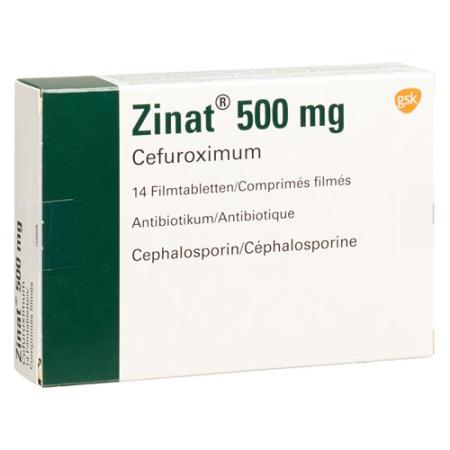 Zinat Filmtablet 500 mg 14 pcs - PrimeCare Global