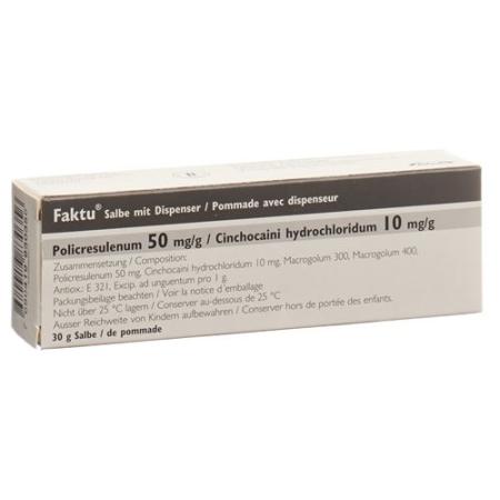 Faktu ointment with dispenser Tb 30 g - PrimeCare Global
