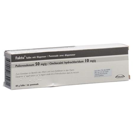 Faktu ointment with dispenser Tb 60 g - PrimeCare Global