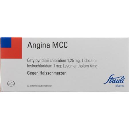 Angina MCC Streuli lozenges 50 pcs - PrimeCare Global