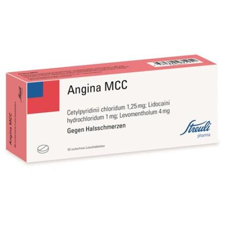 Angina MCC Streuli lozenges 50 pcs - PrimeCare Global