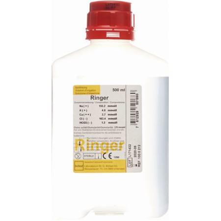 Ringer solution Bichsel rinse solvent 500ml without cutlery plastic bottle - PrimeCare Global