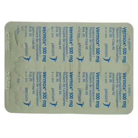 Vermox Tabl 500 mg 100 pcs - PrimeCare Global