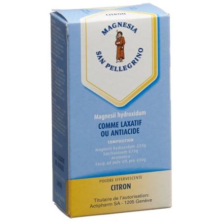 Magnesia San Pellegrino Effervescent Plv lemon 125 g - PrimeCare Global