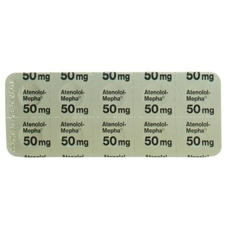 Atenolol-Mepha Lactab 50 mg 30 pcs - PrimeCare Global