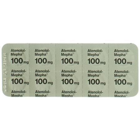 Atenolol-Mepha Lactab 100 mg 30 pcs - PrimeCare Global