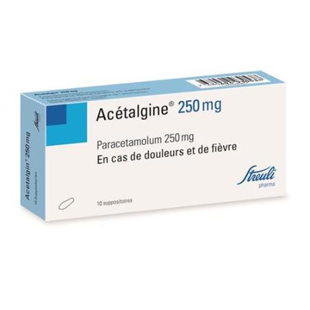 Acetalgin Supp 250 mg 10 pcs - PrimeCare Global