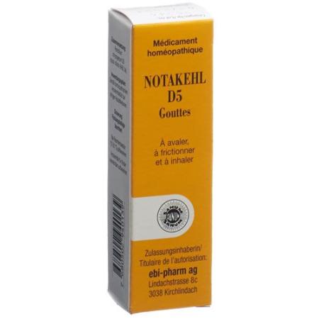Notakehl Drops D 5 Bottles 10 ml - PrimeCare Global