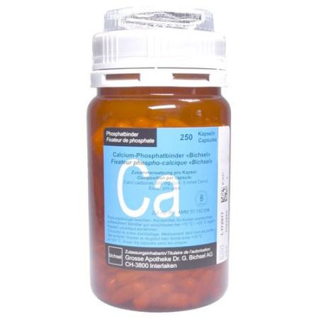 Calcium phosphate binder Bichsel Capsules 500 mg 250 pcs - PrimeCare Global