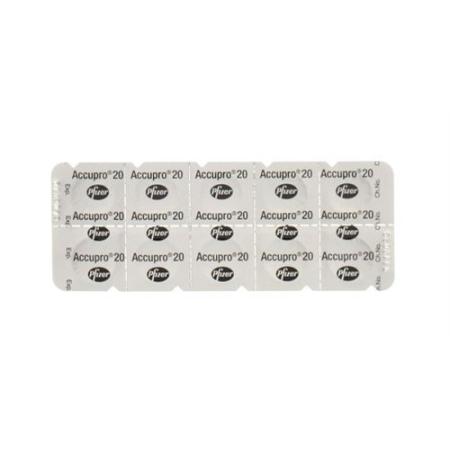 Accupro Filmtablet 20 mg 100 pcs - PrimeCare Global