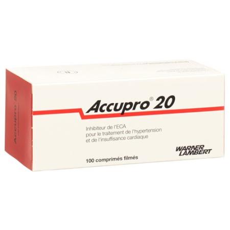 Accupro Filmtablet 20 mg 100 pcs - PrimeCare Global