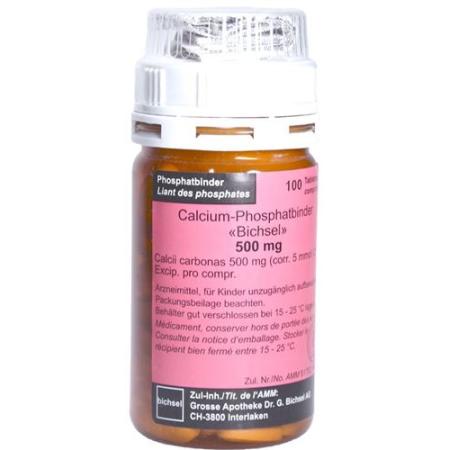Calcium phosphate binder Bichsel Tabl 500 mg 100 pcs - PrimeCare Global