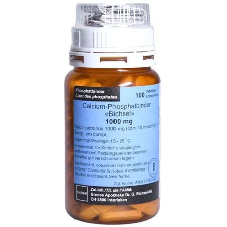 Calcium phosphate binder Bichsel Tabl 1000 mg 100 pcs - PrimeCare Global