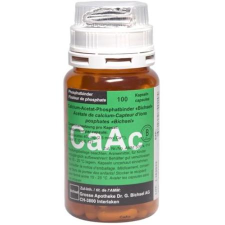 Calcium acetate phosphate binder Bichsel Capsules 400 mg Ds 100 pcs - PrimeCare Global