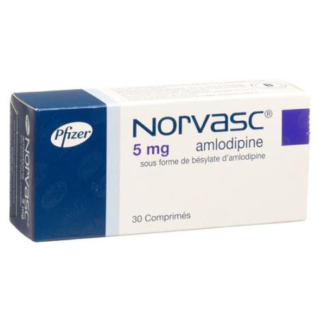 Norvasc Tabl 5 mg 30 pcs - PrimeCare Global