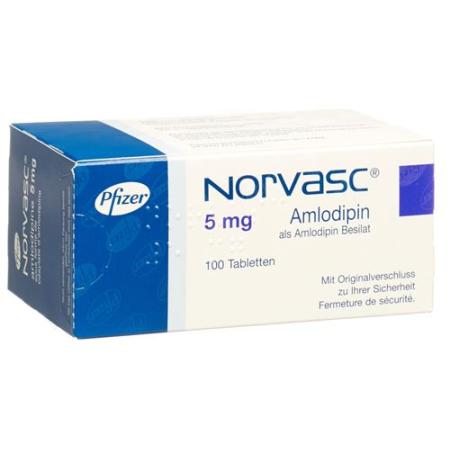 Norvasc Tabl 5 mg 100 pcs - PrimeCare Global