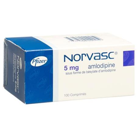 Norvasc Tabl 5 mg 100 pcs - PrimeCare Global