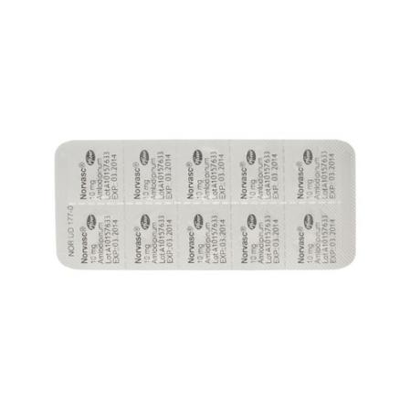 Norvasc Tabl 10 mg 30 pcs - PrimeCare Global