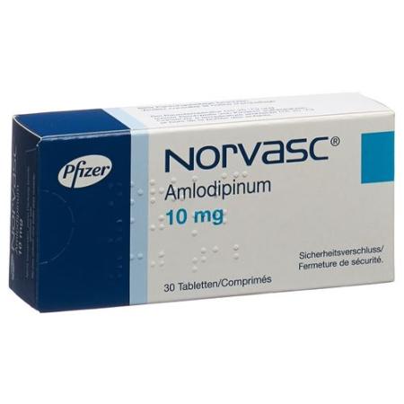 Norvasc Tabl 10 mg 30 pcs - PrimeCare Global