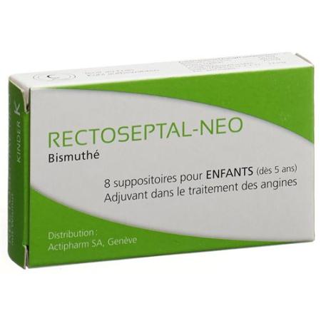 Rectoseptal-Neo Bismuth Supp Child 8 pcs - PrimeCare Global