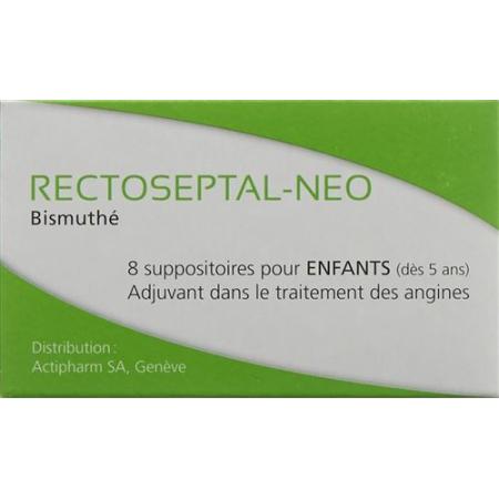Rectoseptal-Neo Bismuth Supp Child 8 pcs - PrimeCare Global