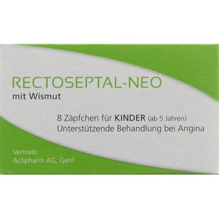 Rectoseptal-Neo Bismuth Supp Child 8 pcs - PrimeCare Global