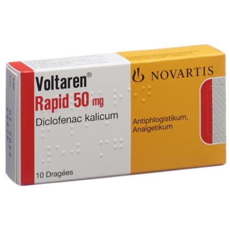 Voltaren Rapid Drag 50 mg 200 pcs - PrimeCare Global