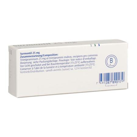 Surmontil Tabl 25 mg 200 pcs - PrimeCare Global