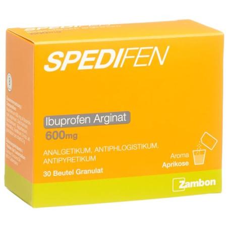 Spedifen Gran 600 mg bag 30 pcs - PrimeCare Global