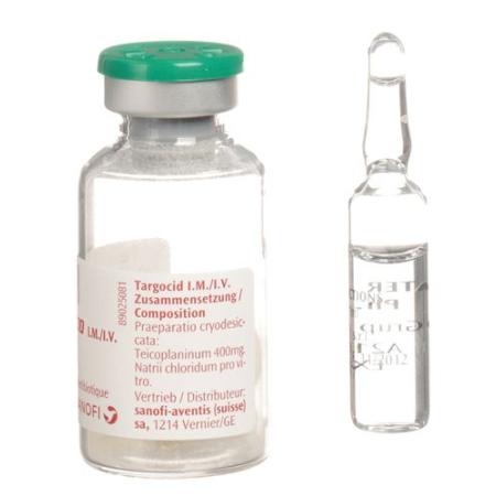 Targocid dry sub 400 mg with solvent i.v./i.m. amp - PrimeCare Global