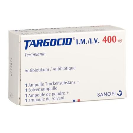 Targocid dry sub 400 mg with solvent i.v./i.m. amp - PrimeCare Global