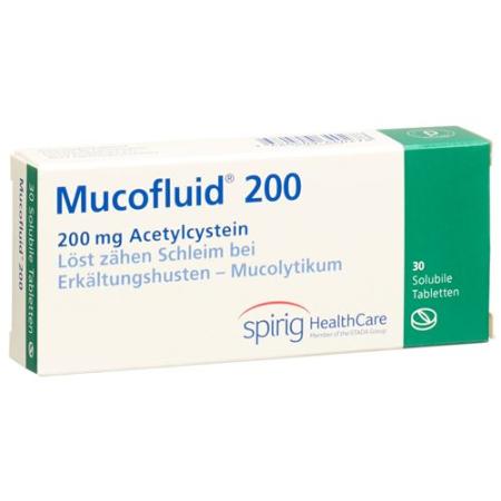 Mucofluid Tabl 200 mg soluble 30 pcs - PrimeCare Global