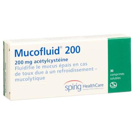 Mucofluid Tabl 200 mg soluble 30 pcs - PrimeCare Global