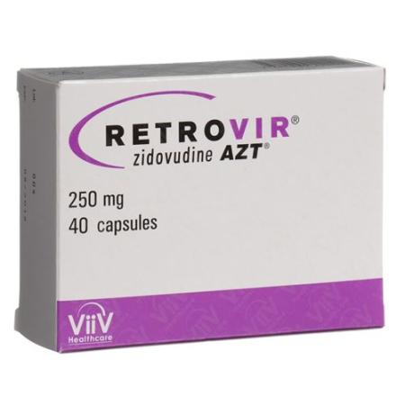 Retrovir AZT caps 250 mg 40 pcs - PrimeCare Global