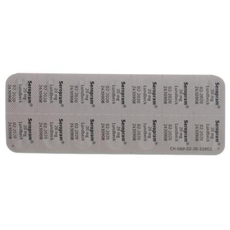 Seropram Filmtablet 20 mg 28 pcs - PrimeCare Global
