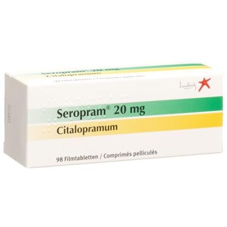 Seropram Filmtablet 20 mg 98 pcs - PrimeCare Global