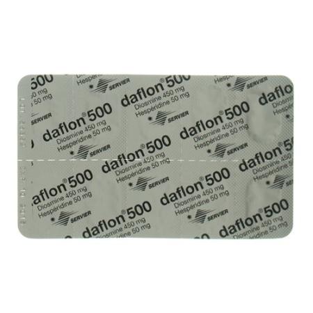 Daflon film-coated tablets 500 mg 60 pcs - PrimeCare Global