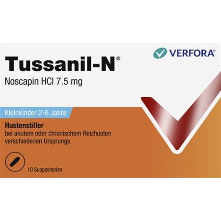 Tussanil-N Supp 7.5 mg Kleink 10 pcs - PrimeCare Global