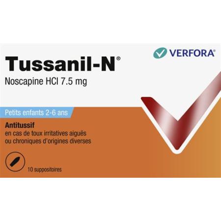 Tussanil-N Supp 7.5 mg Kleink 10 pcs - PrimeCare Global
