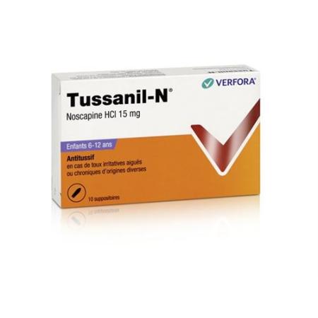 Tussanil-N Supp 15 mg child 10 pcs - PrimeCare Global