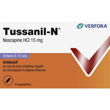 Tussanil-N Supp 15 mg child 10 pcs - PrimeCare Global
